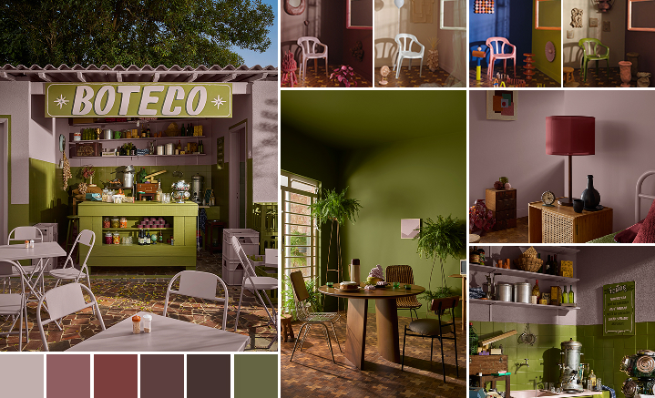 colecoes ambientes internos com tinta do suvinil revela 2026 Ambientes internos decorados com tons do revela 2026 Suvinil.