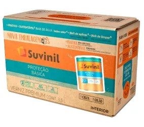 Verniz Suvinil Proteção Básica embalagem de papel