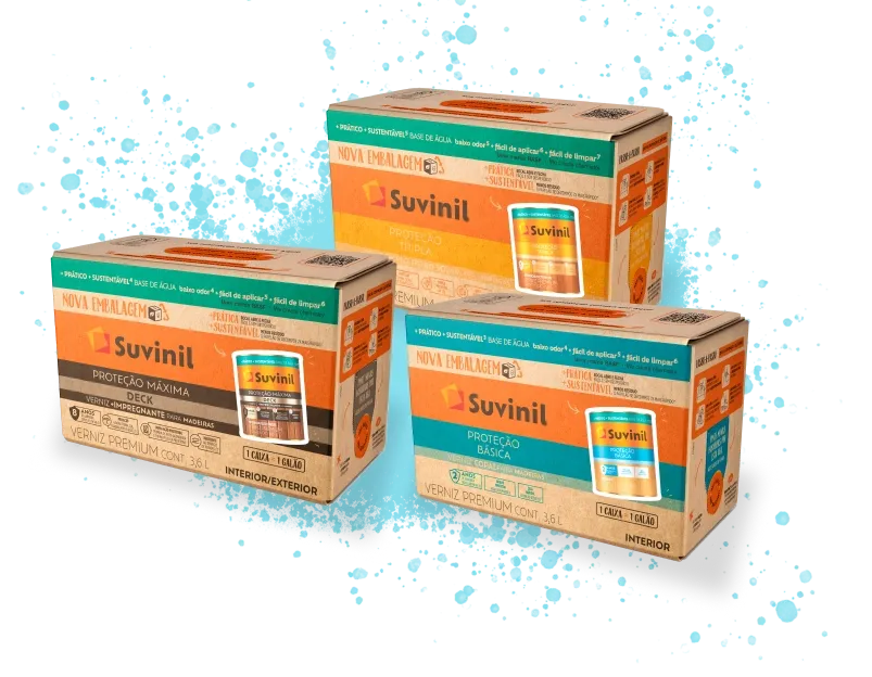 Nova embalagem Suvinil feita de papelão