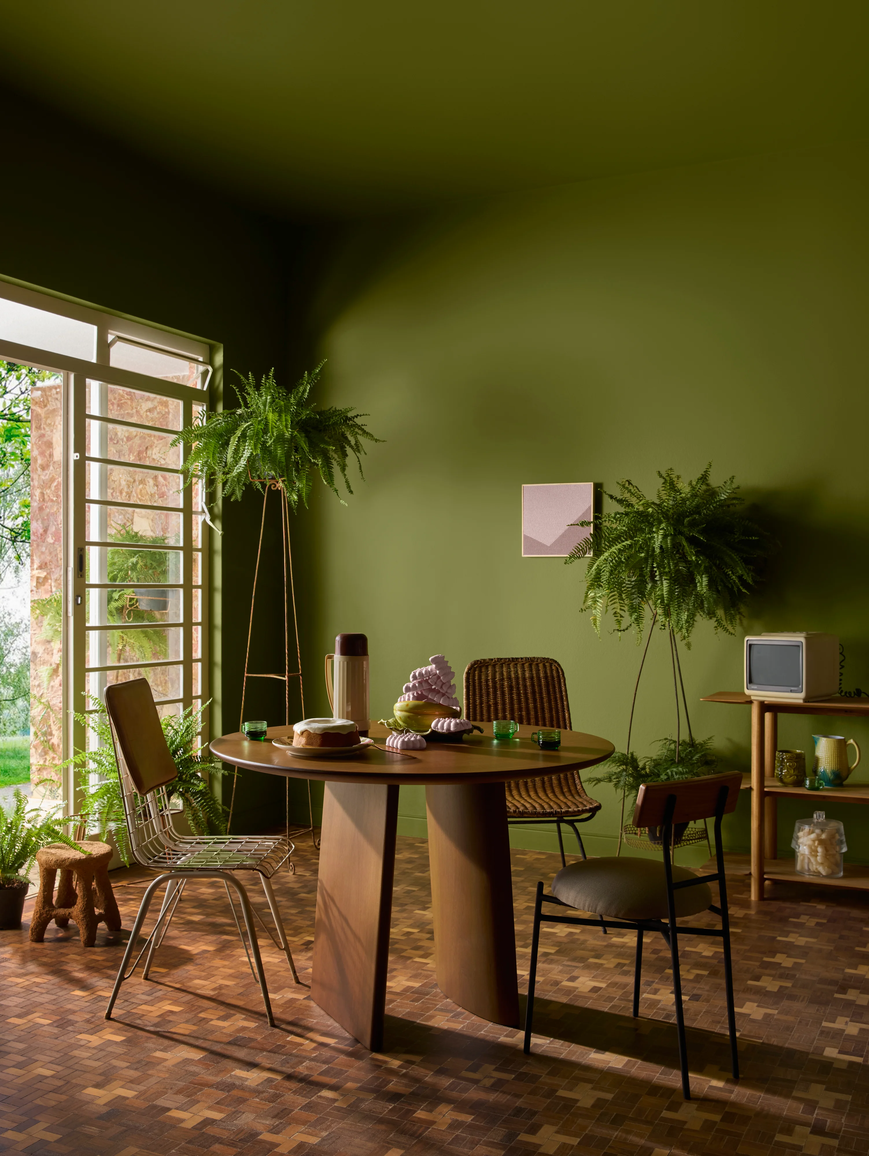 Ambiente na cor Cipó da Amazônia